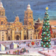 "Adventskalender Mexiko - Zócalo: Stell dir vor, wie die festliche Stimmung im Herzen von Mexiko-Stadt lebendig wird! Der Zócalo erstrahlt in bunten Lichtern und strahlt Wärme aus, während die Gemeinschaft zusammenkommt, um die aufregende Zeit des Advents zu feiern. Dieser wunderschöne Kalender voller Überraschungen bringt Kinderaugen zum Leuchten und erinnert uns alle an die kleinen Freuden des Lebens. Jedes Türchen, das sich öffnet, bringt eine neue Möglichkeit zur Freude und verbindet uns mit den Traditionen und der Kultur Mexikos."