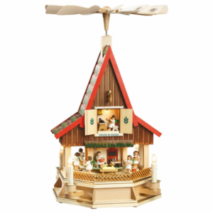 Adventshaus Engelbäckerei, elektrisch beleuchtet