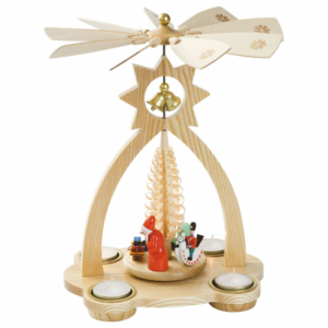 Glockenpyramide für Teelichte, Bescherung