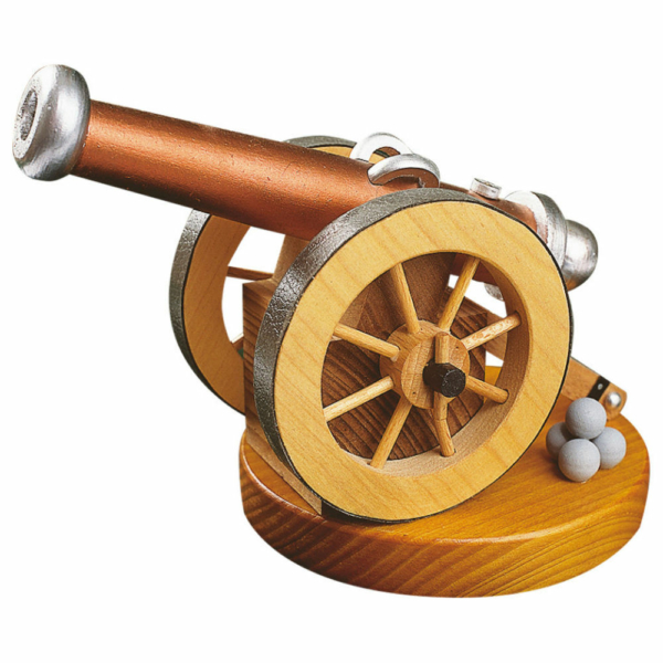 Historische Kanone für Räucherkerzen