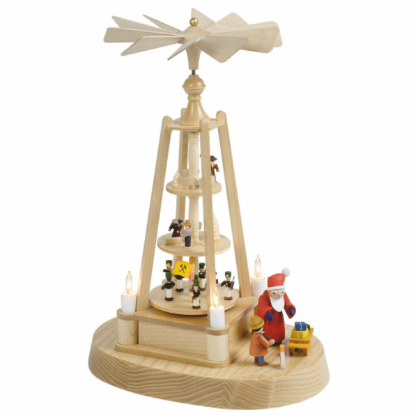 Minipyramide, Weihnachten und Weihnachtsmann