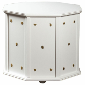 Pyramidensockel weiß, 8-eckig