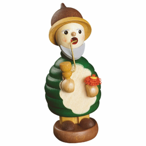 Räuchermann Waldwichtel mit Blume