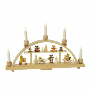 Schwibbogen Bärenkinder, elektrisch beleuchtet_002-012-00976