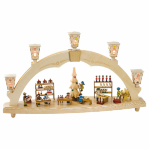 Schwibbogen Schauwerkstatt, elektrisch beleuchtet_002-012-00963