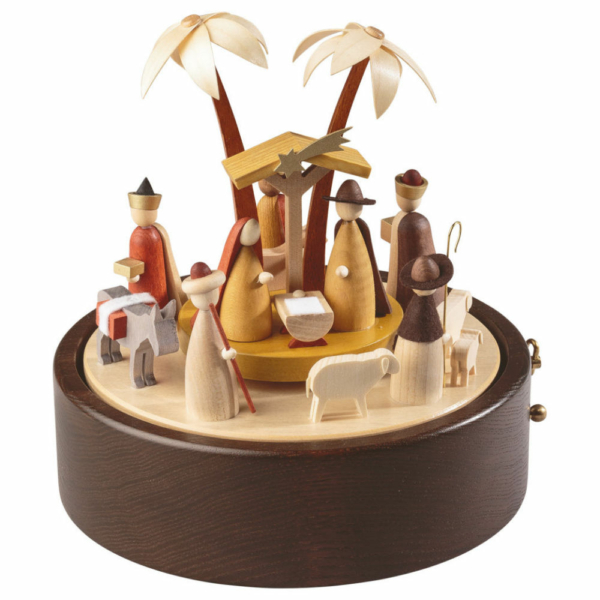 Spieldose Christi Geburt in Betlehem