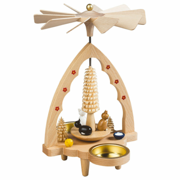 Teelichtpyramide Katzen