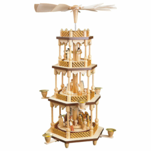 Weihnachtspyramide Christi Geburt 3-stöckig_001-012-00801