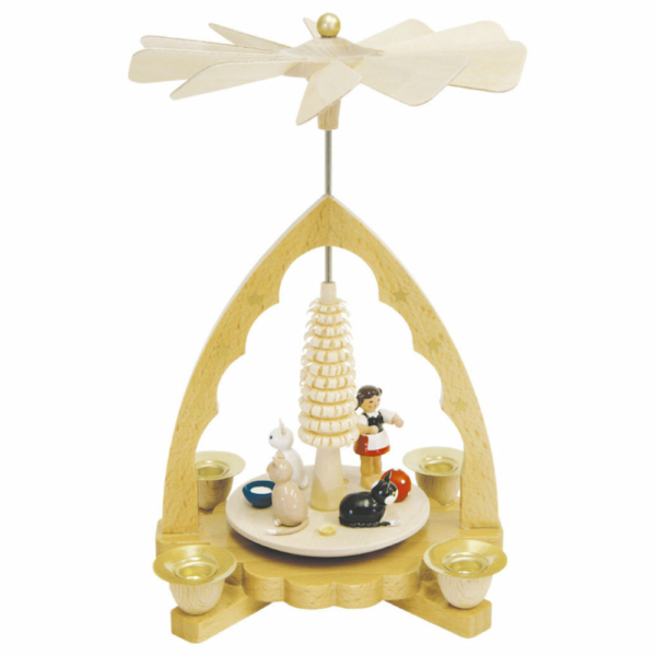 Weihnachtspyramide Katzen