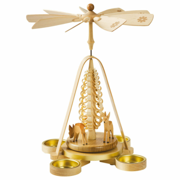 Weihnachtspyramide Rehe