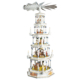 Weihnachtspyramide Romantik 5 Stockwerke, weiß