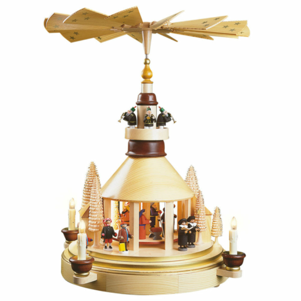 Weihnachtspyramide Seiffener Kirche