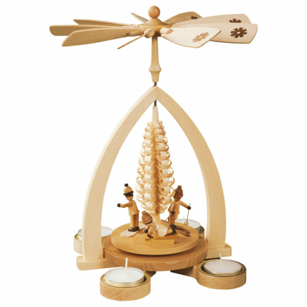 Weihnachtspyramide Winterkinder